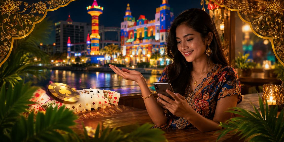 Permainan kad batik Malaysia dalam suasana pertaruhan kasino ak189